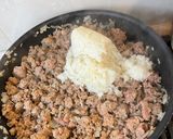 Rakott brokkoli füstölt sajttal, tojással és darált hússal (diétás recept) recept fázis 4 fotója