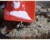 A picture of step 7 of Chicken fried rice with shami kabab.