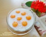 รูปขั้นตอนการทำที่ 8 ของ สาคูแคนตาลูปนมสด