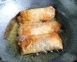 Foto langkah ke 3 dari resep Lumpia pisang coklat.