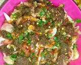 A picture of step 9 of Aloo Chana Chaat.