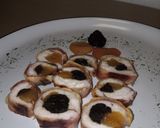 Gluténmentes aszalt gyümis csirkemell, fokhagymás-tejfölös virslisalátával recept fázis 7 fotója