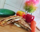 Cheesey omelette paratha wrap