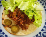 Foto del paso 4 de la receta: Piadinas caseras de pollo frito caramelizado picante