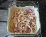 Foto del paso 3 de la receta: Tarta de jamón y queso con masa casera