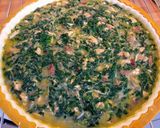Foto del paso 7 de la receta: 74.🥮Quiche saludable al curry de espinacas, pollo y pasas🥬🍗🍇