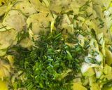 Une image de l'étape 2 de Flan de courgettes et pommes de terre.