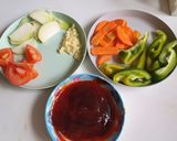 Gambar langkah 2 resipi Daging masak merah ala Thai ❤.