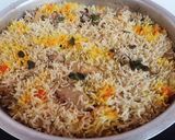 A picture of step 7 of Chicken Pualo Biryani 😋😍.