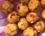 A picture of step 4 of Yam balls.