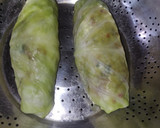 A picture of step 6 of Fried/steam dolman (cabbage roll)🥰.