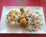 Foto del paso 10 de la receta: Pollo al horno con ensalada de fideos | Estilo James Salaz