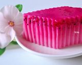 Hình bước làm 5 của món RAU CÂU sữa chua-thanh long đỏ