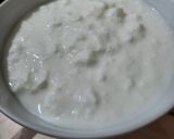 A picture of step 1 of Fluffy Lassi.