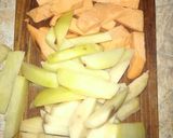 Foto del paso 1 de la receta: Papas y boniato rústico!!