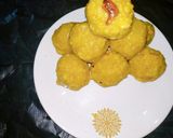 A picture of step 7 of Ladoo.