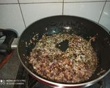 A picture of step 9 of Sookhi Arbi.