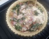 Foto langkah ke 8 dari resep Spinach Quiche with smoke beef.