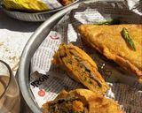 A picture of step 5 of Bread Pakoda.