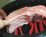 Foto del paso 1 de la receta: Costillas ministrables en doble cocción