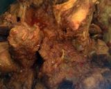 A picture of step 8 of Rajasthani Laal Maans Curry (Rajasthani Royal Mutton curry).