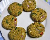 A picture of step 2 of Bajra Tikki.