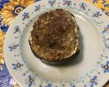 Une image de l'étape 14 de Aubergine italienne farcie au poulet haché et poivron vert.