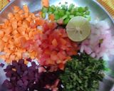 મિક્ષ કઠોળ&વેજિટેબલ હેલદી સલાડ (Mix Kathol & Vegetable Healthy Salad Recipe In Gujarati) રેસીપી સ્ટેપ2ફોટો
