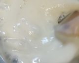 A picture of step 3 of Mango Malai Cream cake (Modernist kunafeh).