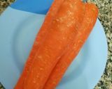 A picture of step 1 of Carrot kums.