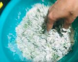 A picture of step 2 of Methi parantha.