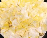 Hình bước làm 3 của món Hoành thánh chay chiên giòn