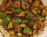 A picture of step 8 of Instant Raw Mango Pickle.