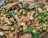 รูปขั้นตอนการทำที่ 4 ของ คั่วแฮ่มหมูใส่หัวปลีมะเขือพวงย่าง🧄🌶️🌿