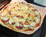 Foto del paso 6 de la receta: Pizza de Champiñones y Paleta Ibérica