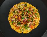 A picture of step 4 of Masala Papad.