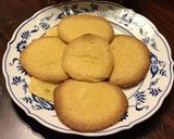 A picture of step 2 of California Farm Thin Butter Cookies.