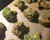 A picture of step 3 of Tahini Coated Crispy Broccoli 🥦.