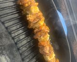A picture of step 5 of Souvlaki.