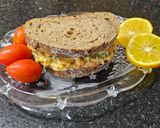 A picture of step 8 of Chickpea and Tomato Sandwich with Oregano (Vegan Sandwich).