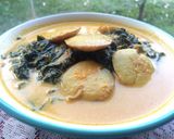 Foto langkah ke 4 dari resep Gulai Daun Singkong & Jengkol.