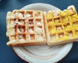 Foto del paso 3 de la receta: Waffles salados con jamón y queso