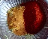 A picture of step 2 of Gunda /Lasoda Pickle.