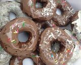 A picture of step 13 of Fried chocolate Doughnuts.