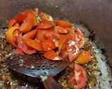 A picture of step 1 of Bombay biryani.