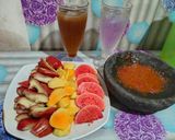 Foto langkah ke 3 dari resep Rujak/lutisan buah.