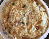 A picture of step 5 of Chapati egg roll.