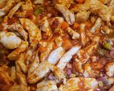 Csirkemell, Stroganoff módra recept fázis 6 fotója