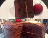 Foto langkah ke 8 dari resep Chocolate Mud Cake.