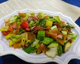 A picture of step 4 of Fattoush Salad.